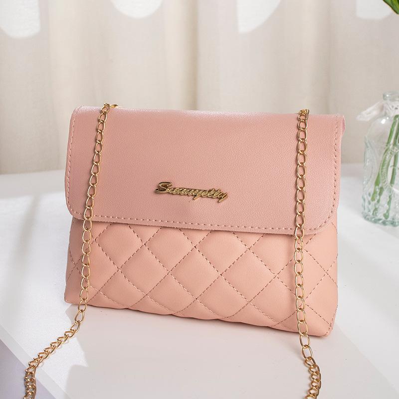 Autumn new fashion casual small fresh shoulder bag diamond messenger bag fashion small square bag