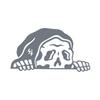 Grim Reaper Lurking Vinyl Sticker Decals Spooky Skeleton Peeker Stickers For Car Window Bumper Laptop Decoration