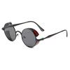 Steampunk Round Sunglasses UV Resistant Stylish Vintage Eyewear for Men and Women