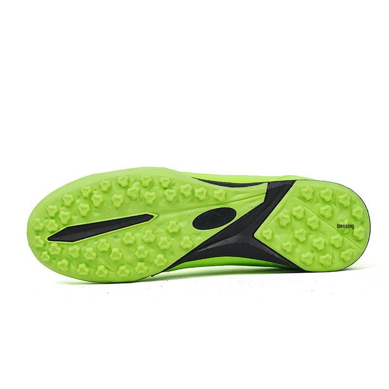 Children's Cross-Country Football Boots with Long and Moulded Studs, Low-Top Youth Training Shoes (Sizes 30-45)