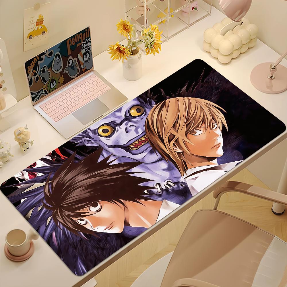 Anime Death Note Mouse Pad Large Nonslip Lockedge Desktop Computer Desk Mat Keyboard Writing Mousepad Office Gamer Student Gift
