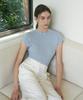 LAMEREI Holgament High Neck Ribbed Knit[Lmbfsu24Kn4252]-3Color