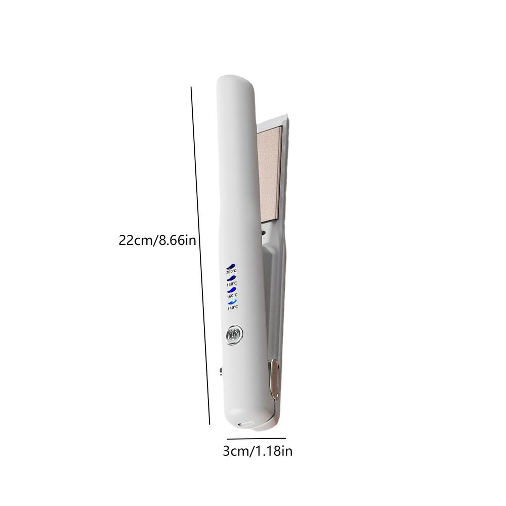 wireless rechargeable Splint Hair Straightener Tool Long Lasting Styling Portable USB splint for curling and straightening hair