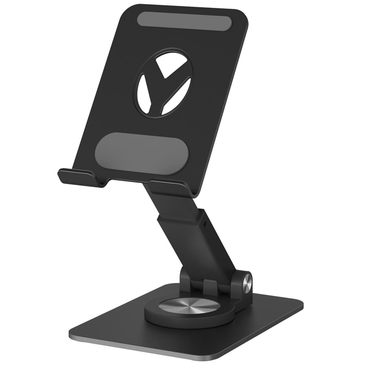 

XWJ-3062 360 Degree Rotating Y-Shape Hollow Out Adjustable Desktop Bracket for Phone and Tablet Black