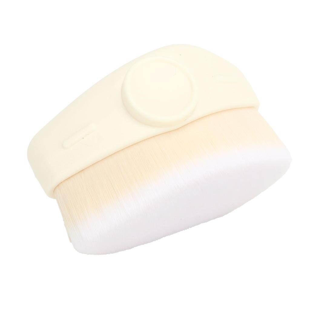 2pcs Nail Dust Remover Brush Portable Nail Dust Cleaner Brush Makeup Foundation Brush Black Green