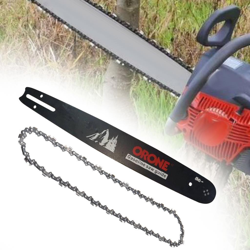 Chain Saw Guide Bar and Chain Saw Tool Accessories Repairer Tool Guide Saw Chain Easy Installation Replacement Saw Chain Bar