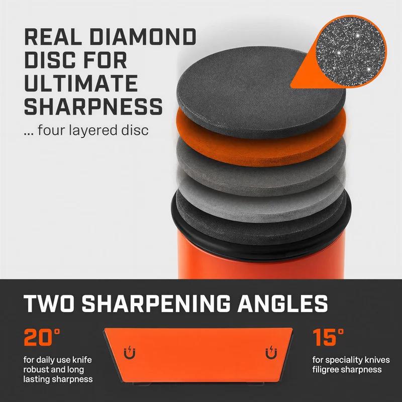 Multi-Functional Kitchen Knife & Whetstone Sharpener