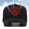 Embroidered Letter Force Baseball Cap Round Top Breathable Hat Adjustable Gift