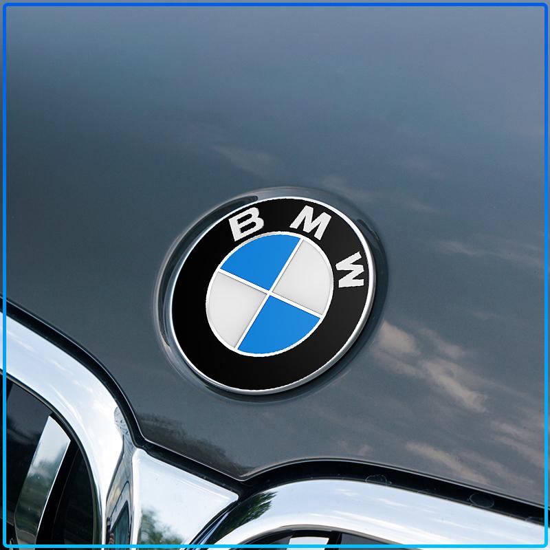 1Pcs 74/82mm Car Emblem Badge Hood Front Rear Trunk Logo For BMW M E46 E90 E60 F30 F10 X1 X2 X3 X5 X4 X6 X7 X8 G30 G20 G32 G11