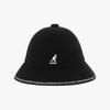 Kangol K3181st Schwarz-Weiß gestreifter Bucket Hat