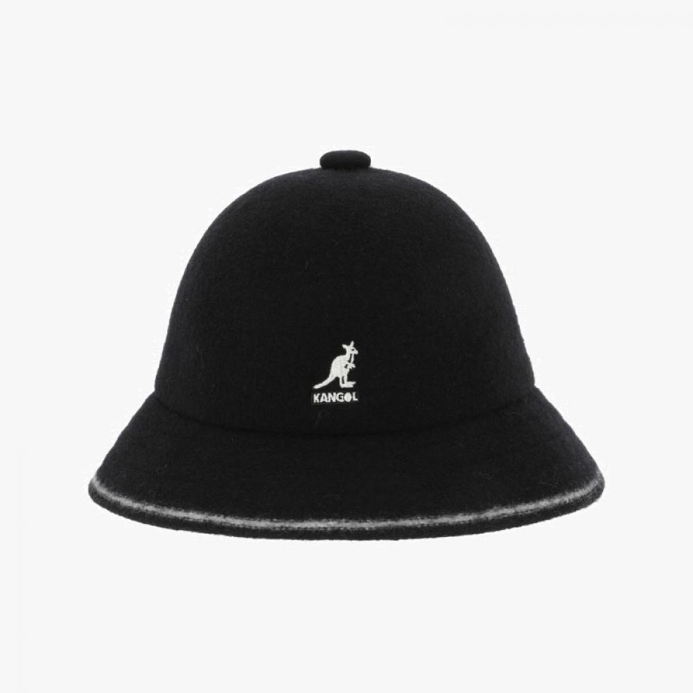 Kangol K3181st Schwarz-Weiß gestreifter Bucket Hat