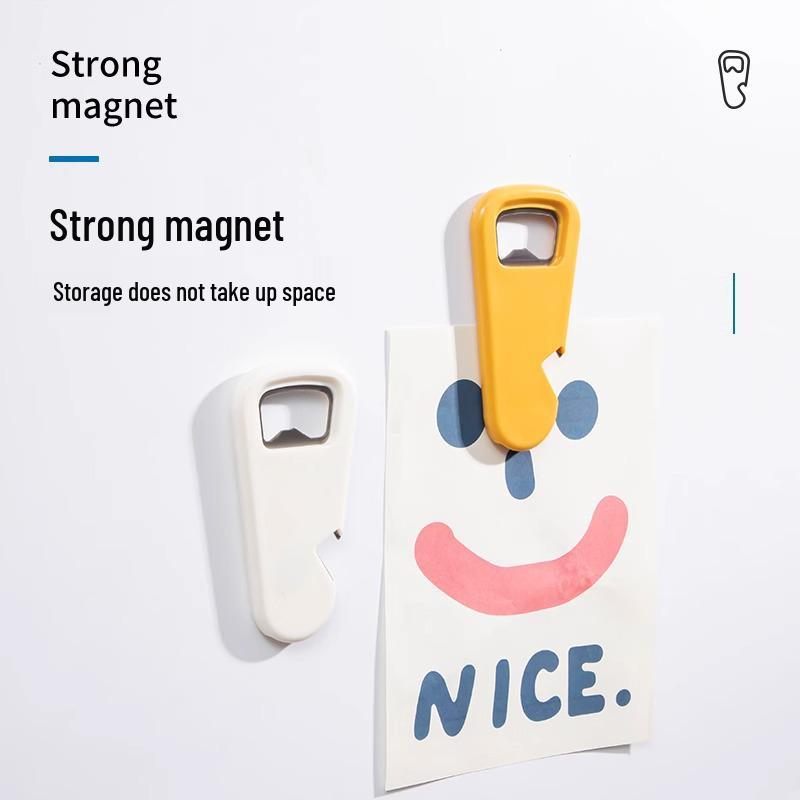 Creative Magnetic Bottle Opener & Fridge Magnet - Multifunctional Cap Opener