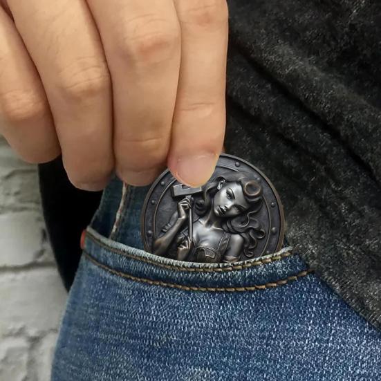 Machinist Women Coin Adult Challenge Coin Couple Intimacy Coin Collectible Sexy Lucky Token Prank Gift for Women Men Date Night