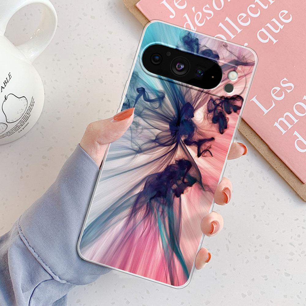 

For Google Pixel 9 Pro Case For Google Pixel 9 Cover Shockproof Clear Soft Silicone TPU Phone Case for Pixel 9Pro Fashion Funda Google Pixel9Pro