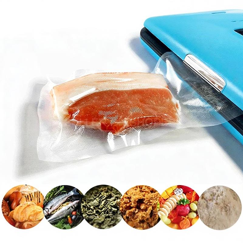 Vacuum Seal Bags Multipurpose Leakproof Food Storage Bags 100Pcs Household Fresh-Keeping Seal Bag