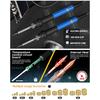 M2 M2.5 M3 M4 M5 M6 Brass Heat Set Threaded Insert with Soldering Iron Tips Tools Knurled Copper Nut Kit for Plastic 3D Printing