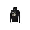 Puma CLASSICS Sweatshirts Men's Black Gold Hooded Moderate Regular 599300-51