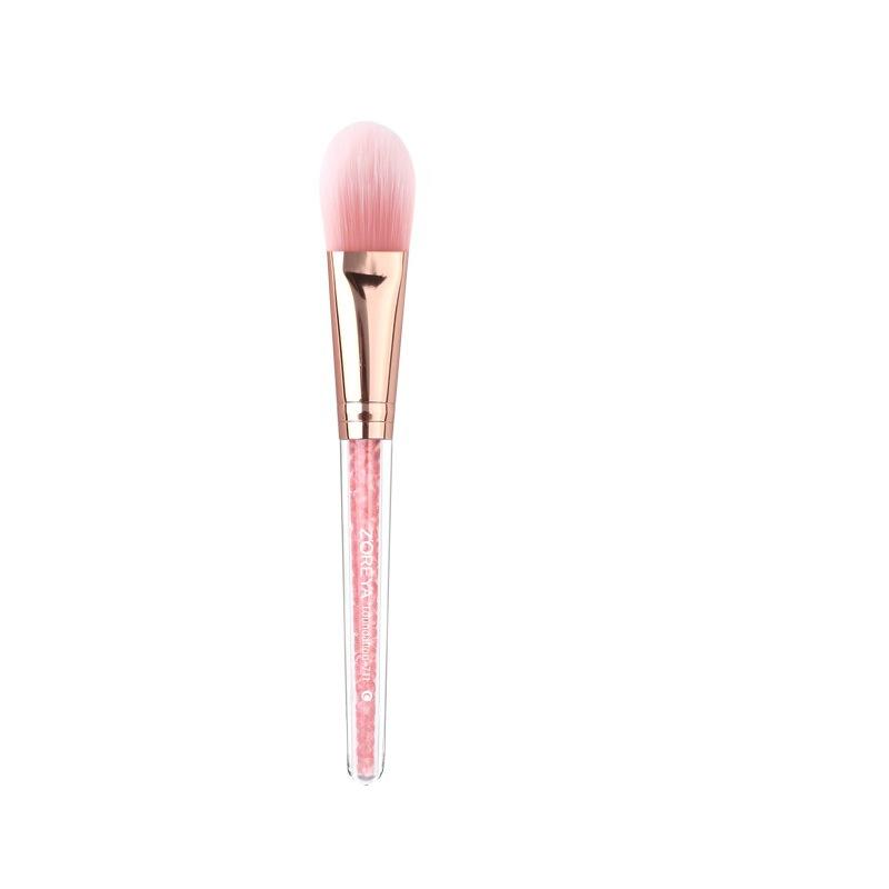 Set de pensule pentru fard de ochi pentru fard de obraz Inner Drill Crystal Pink Pensie de machiaj Punga de depozitare Pensula pentru fond de ten Instrumente de machiaj