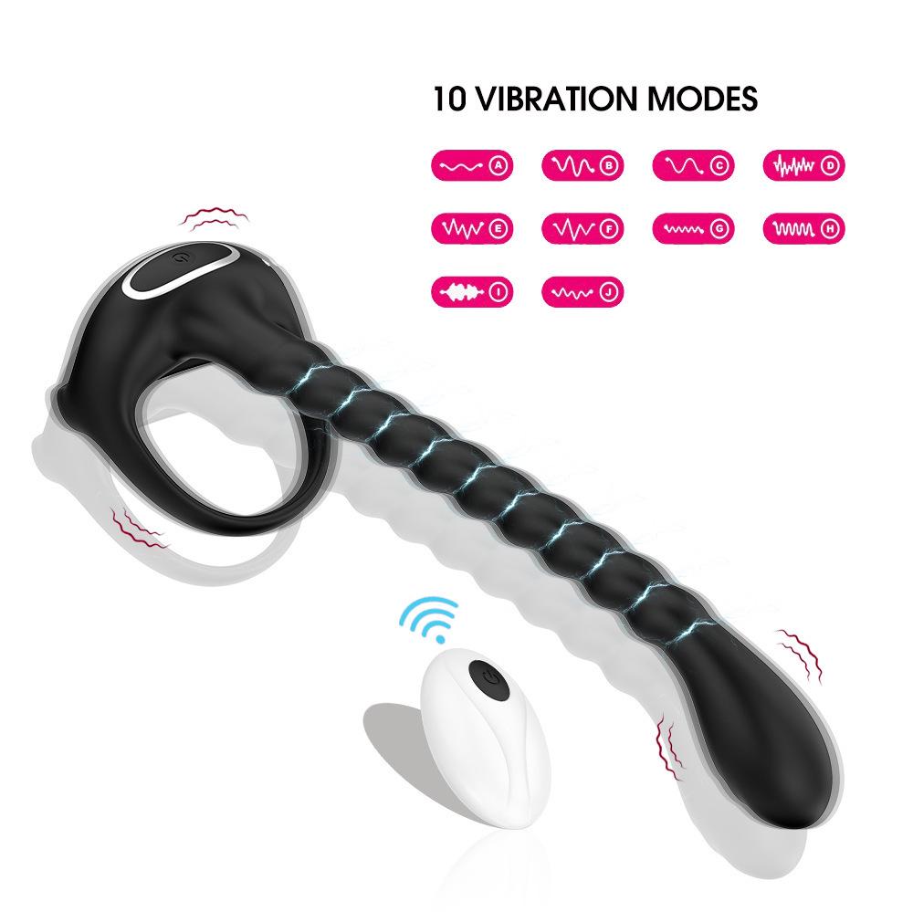 Johnson Gen 2 Anneau vibrant télécommandé et plug anal pour hommes et femmes