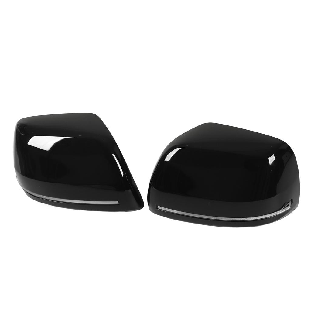 2PCS Car Rrview Mirror Cover with LED Turn Signal Light Replacement for   200 LC200 FJ200 20162019