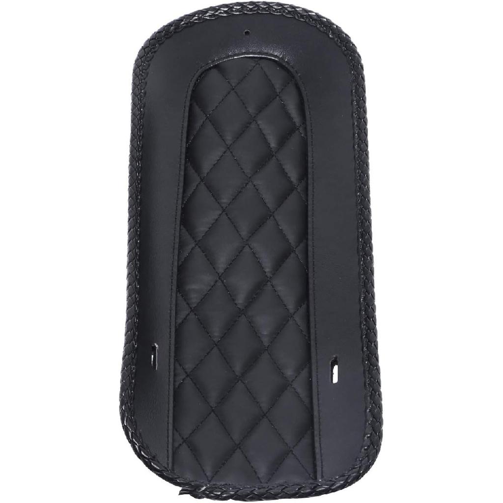Black Vinyl Leather Rear Fender Bib For Harley Touring 2008-2023