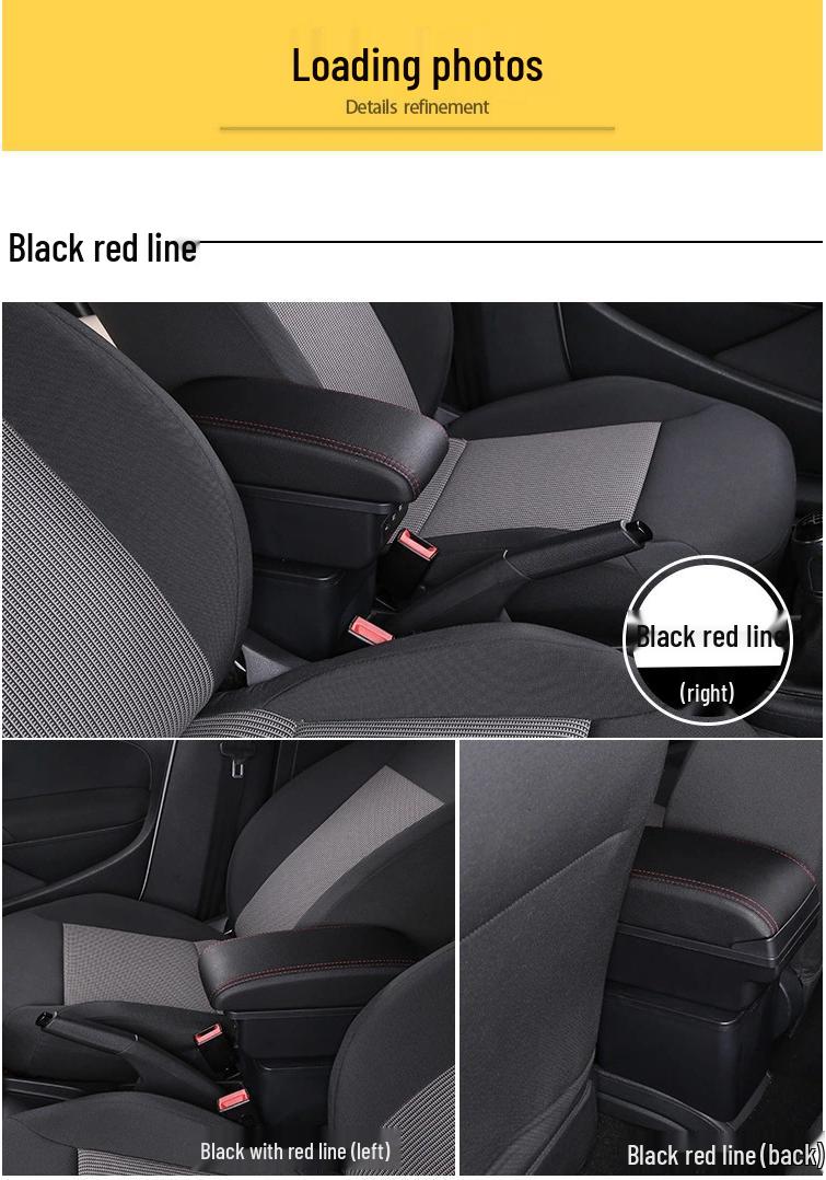 Adjustable Universal Car Center Armrest Storage Box