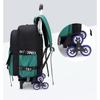 School Bags Roller Student Backpack 6 Wheels (30*15*45CM)ZRY1236