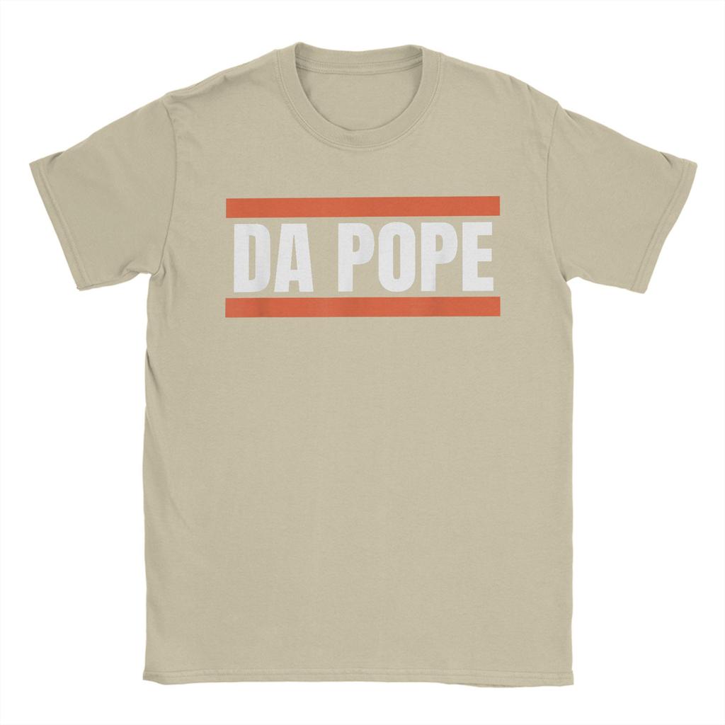 Leisure Da Pope Pope Leo XIV Provost T-Shirts Men O Neck 100% Cotton T Shirts America Chicago Short Sleeve Tee Plus Size merch