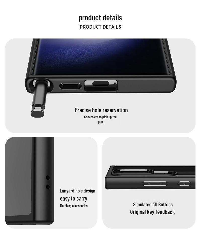 Transparent Anti-drop Protective Case for Samsung S24, S24 Pro, and S24 Ultra - New Style