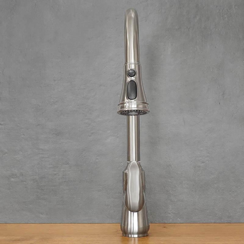 SLENDER steel standing kitchen tap