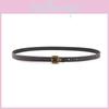 Ladies Leather Waist Belt For Shirts And Dresses With Single Layer Square Buckle For Office Style