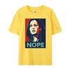 Artbitzkamala Nope Funny Political Election Designer T Shirt Streetwear Harajuku