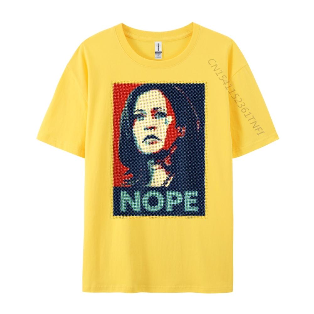 Artbitzkamala Nope Funny Political Election Designer T Shirt Streetwear Harajuku