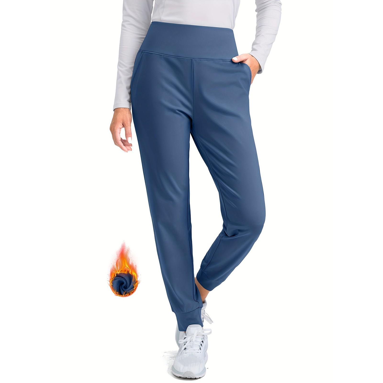 Женские эластичные брюки с высокой талией — фото 7