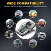 12V 24V 4 Ways Fuse Power Fuse Holder 30A 60A 80A Fuse Holder Power Distribution Block Fusebox Car Fuse for Boat RV Camper Truck