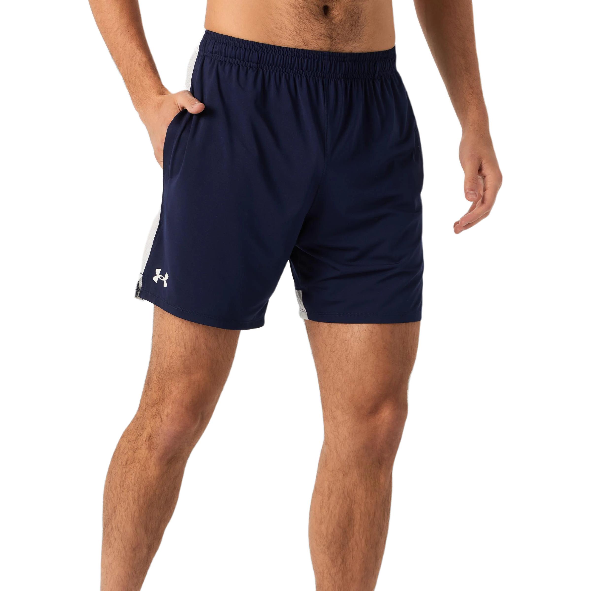 Under Armour Color Block Loose Fit Breathable Sports Shorts Men shorts 1388645-411 XS