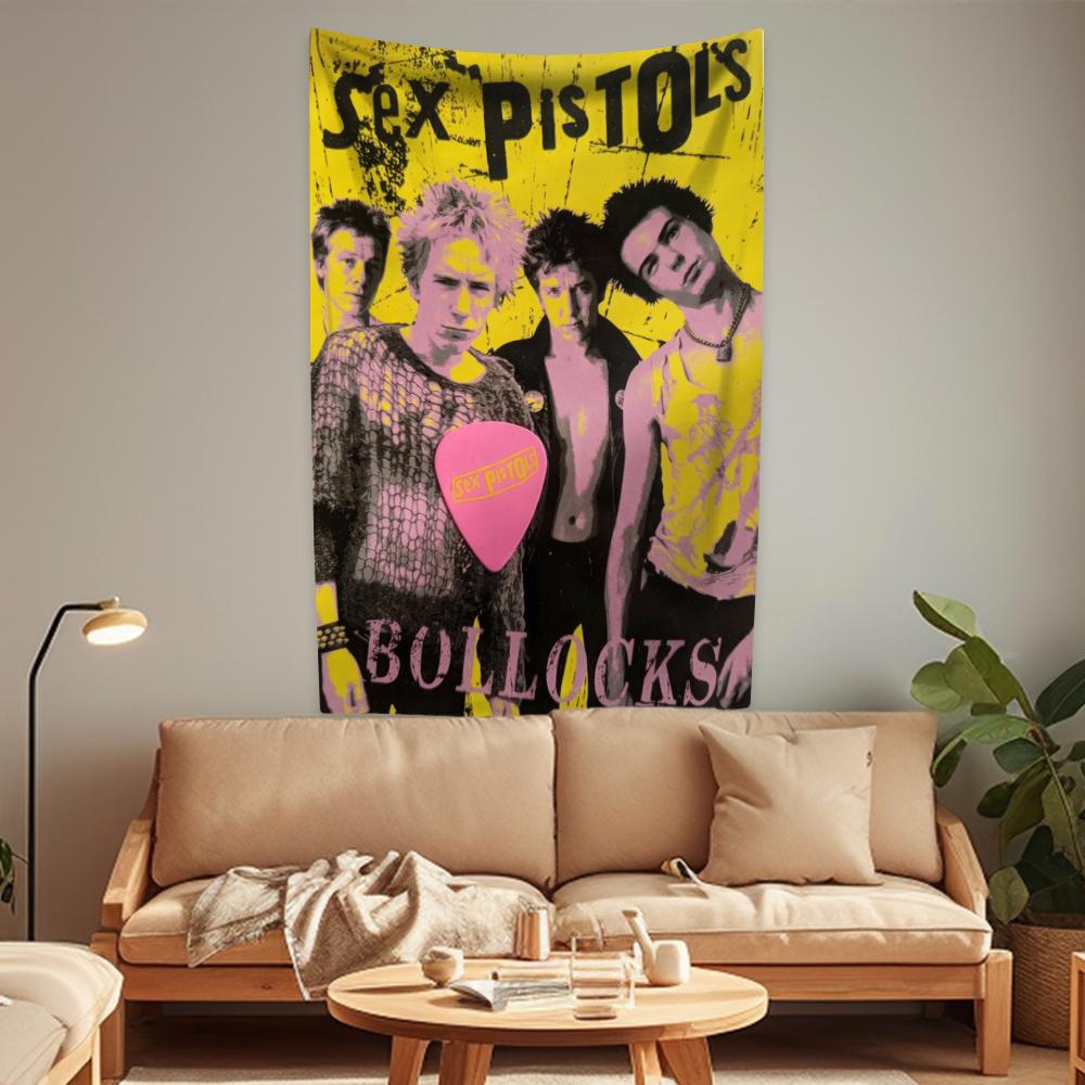 One Of The Influential Punk Band Tapestry Rock Music Home Decor Aesthetics Large Fabric Wall Hanging Dormitory Decoration