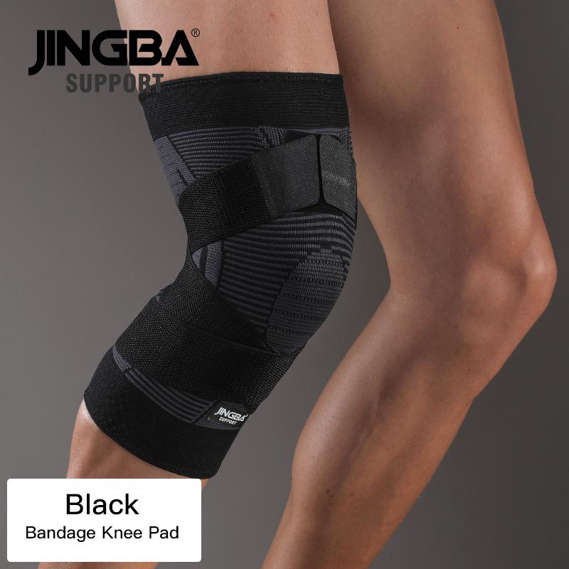JINGBA SUPPORT 1PCS Football Ankle support+Basketball knee Pad Elbow brace support protector +Wristband boxing hand wrap Support