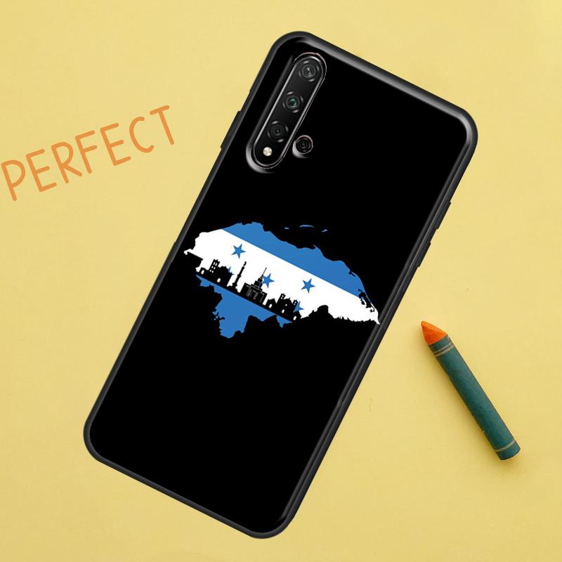 Honduras Flag For Huawei Nova 5T 9 10 SE 7i 8i 11i 12i Y60 Y61 Y70 Y72 Y73 Y90 Y91 P20 P30 P40 Lite Case