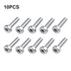 Convenient Bolts Silver Portable Reliable Set 9022 371 1020 Accessories Screw Tools 10pcs 5mmx18mm 9022 340 1010