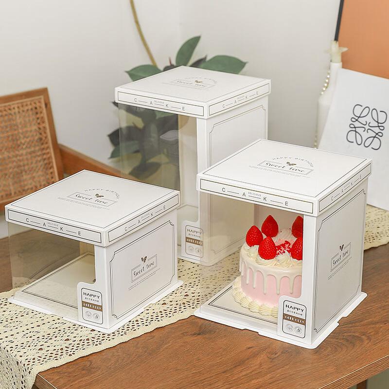WS Square Tall Birthday Cake Packaging Box