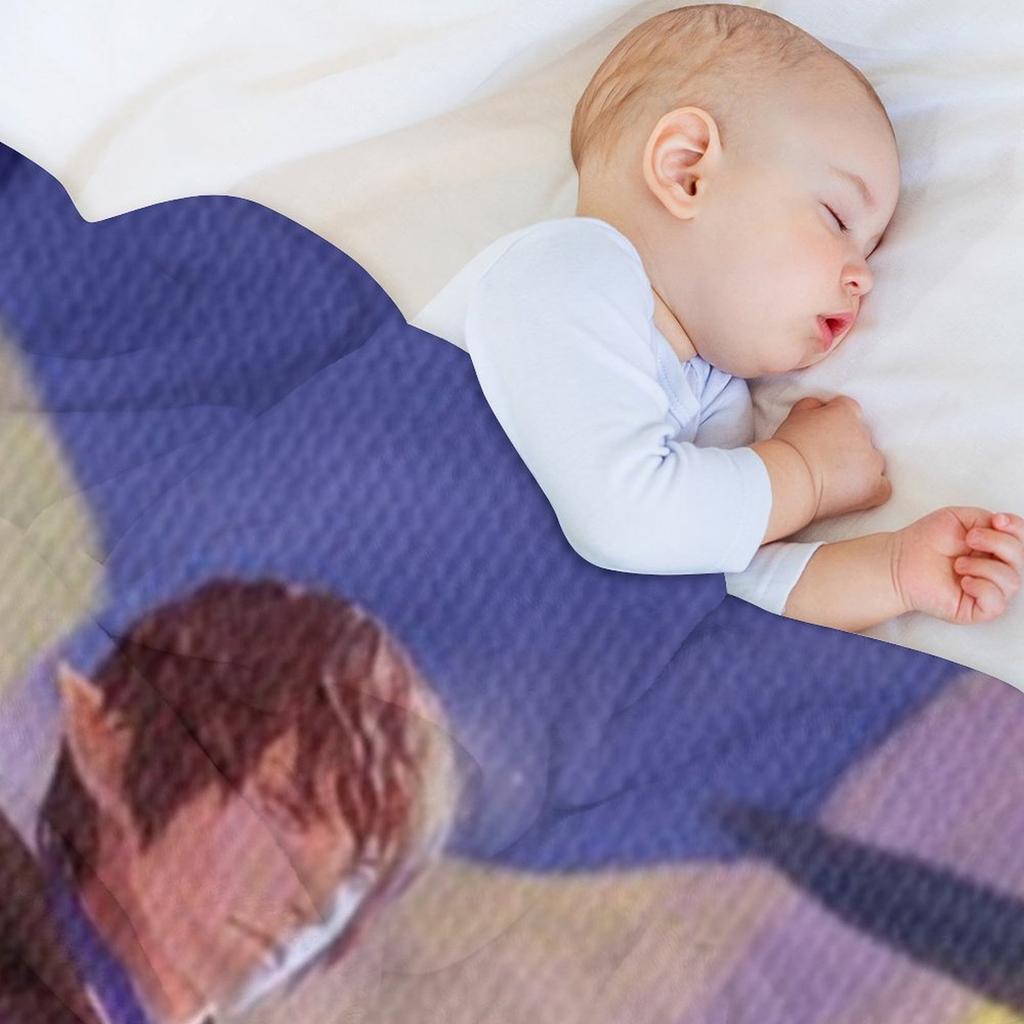 Aymeric - Azure Dragoon Throw Blanket halloween Baby For Baby Luxury Throw Blankets