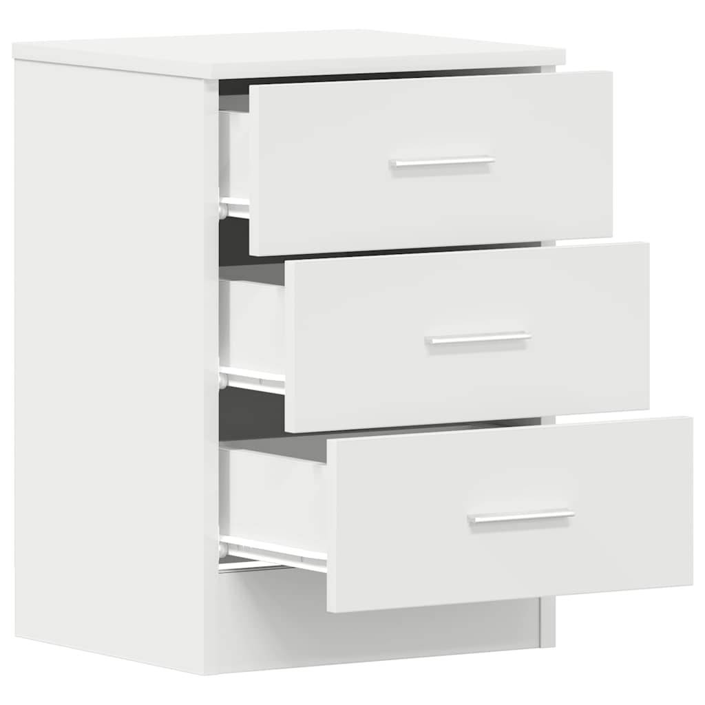 Nightstand White 38 x 35 x 56 cm Engineered Wood