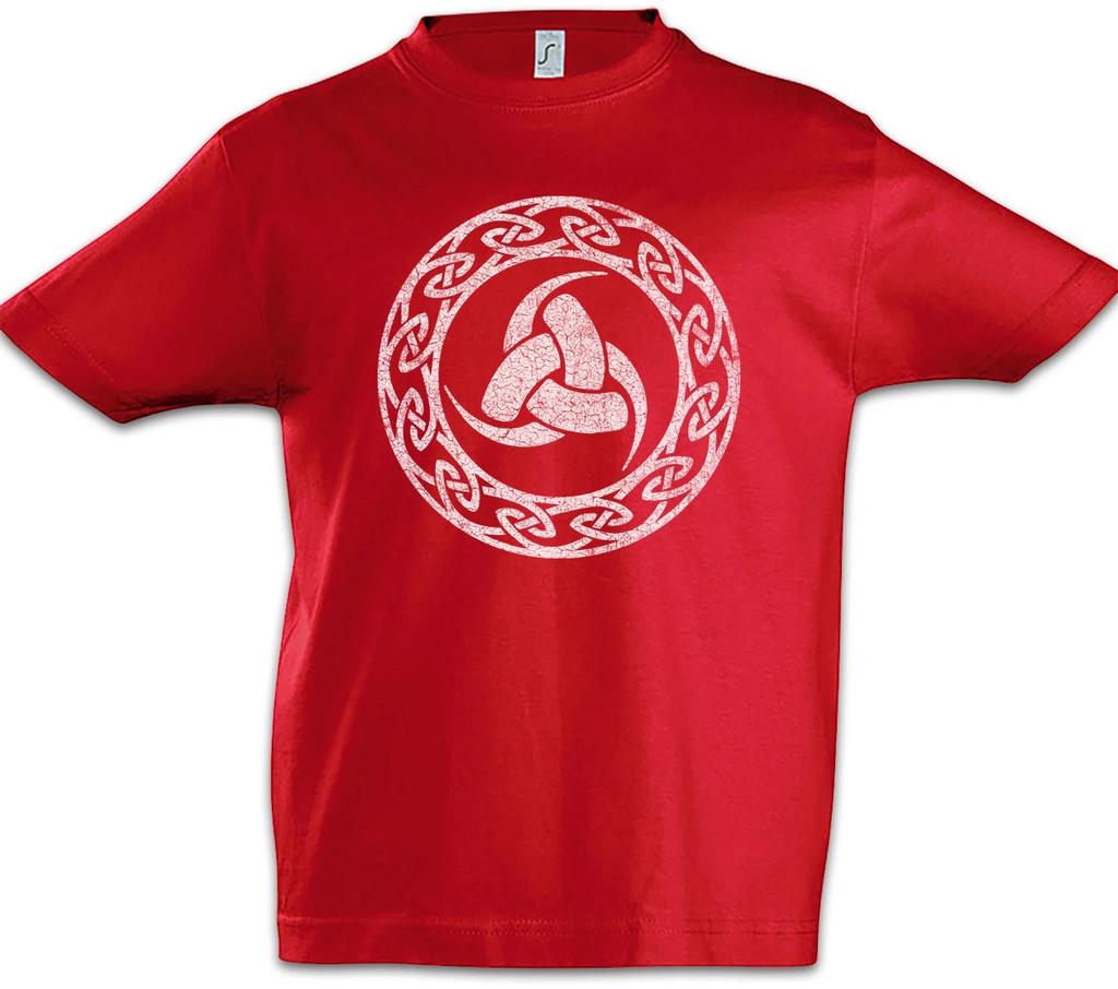 Odhins Horns II Boys T-Shirt Valhalla Viking Vikings Odin Odhin Thor Symbol