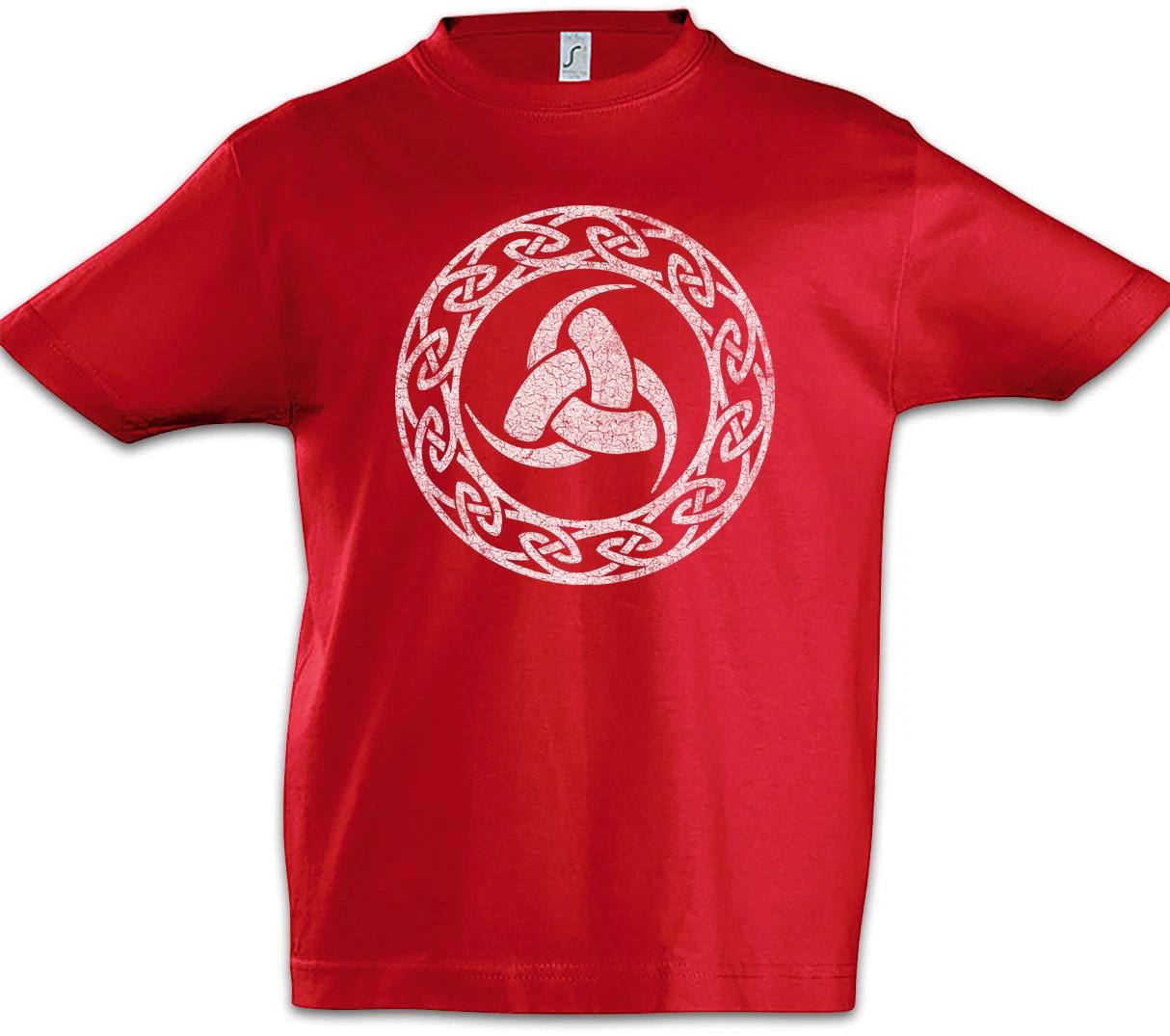 Odhins Horns II Boys kids boys T-Shirt Valhalla Viking Vikings Odin Odhin Thor Symbol 100