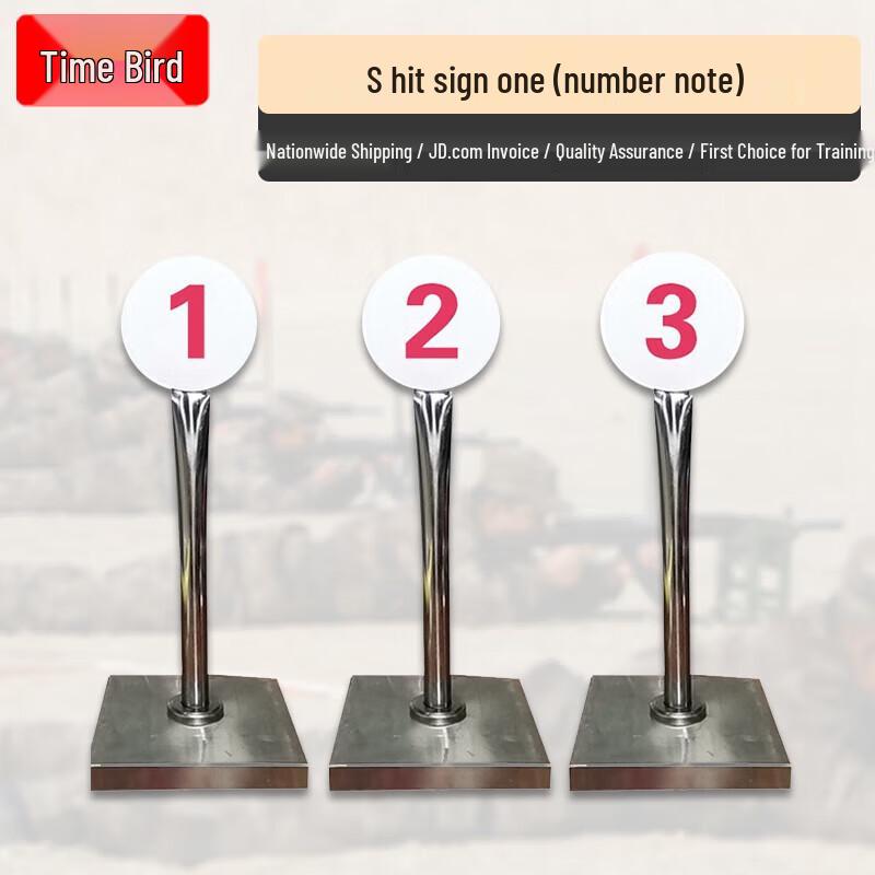 Shooting Range Lane Number Plates