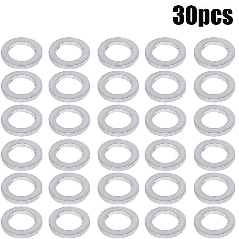10-100PCS Car Engine Oil Pan Oil Drain Screw Gasket Seal Ring for Honda 14mm Hole Nut Aluminium Sealing Washer Auto Parts