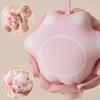 Cat Paw Bath Flower Towel Soft Cartoon Cute Bath Ball Bubble Hanging Rope Bath Ball Back Rubbing Magic Tool Bathroom Supplies