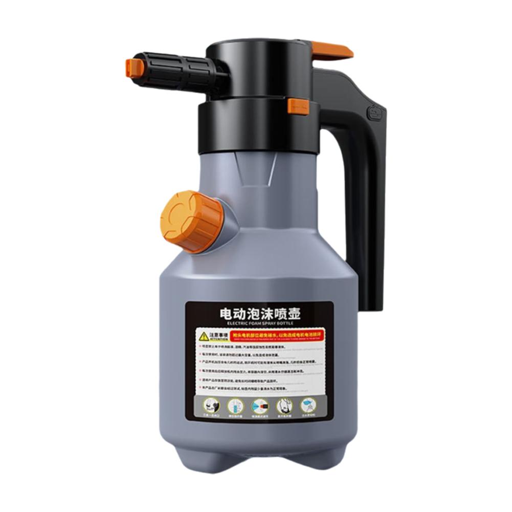 Elektrischer Schaumsprüher Handheld Professionell 2L Schnee Schaumkanone Motorisierter Autowaschsprüher für Autowäsche Auto Wiederaufladbar Y8S8