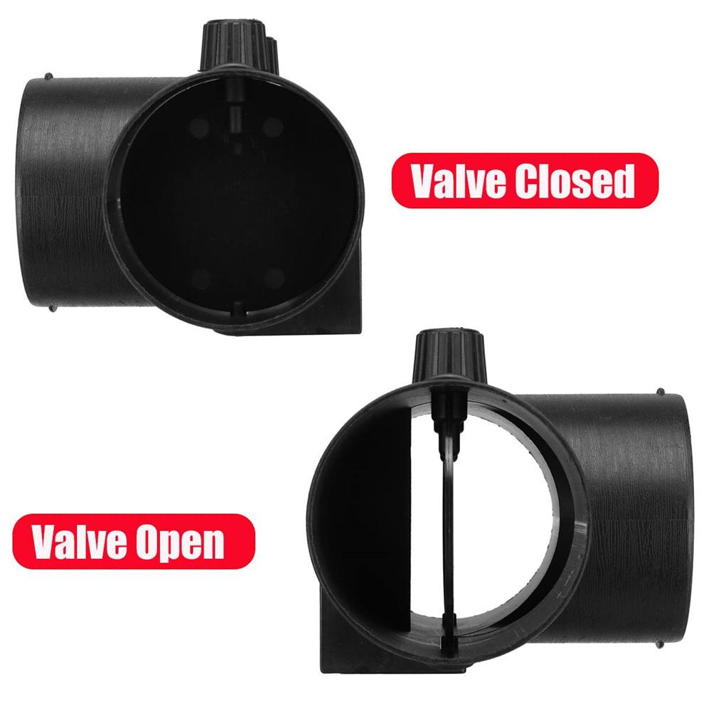 75mm T Style Air Vent  Connector Outlet With Vavle Flap For Webasto Air Diesel Parking Heater Parts